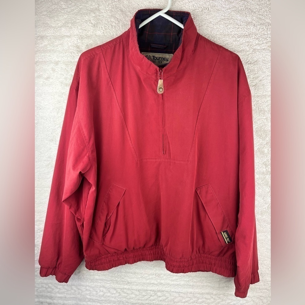 TOURNEY Gore-tex Waterproof Jacket Golf Windproof Breathable Size Large